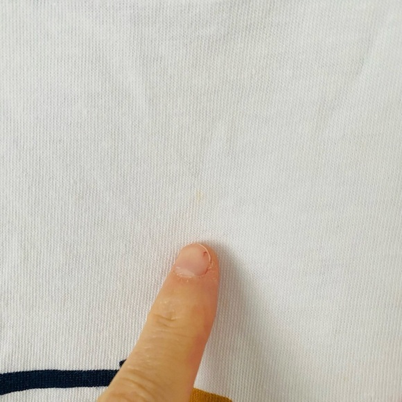 Vintage What's Up Oversized Artsy T-shirt Nautical Themed Size L Women at Beach - Picture 6 of 10